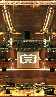 Allestimento audio - Auditorium Parco della Musica di Roma
