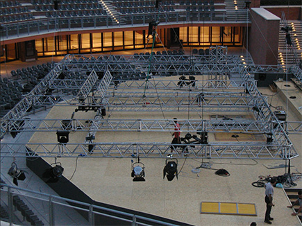 Allestimento audio - Auditorium Parco della Musica di Roma