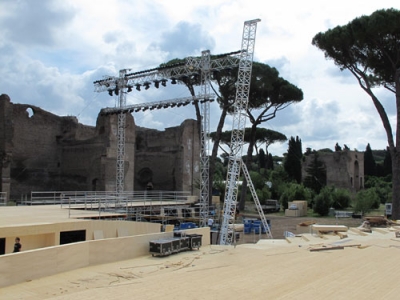 Allestimento Terme di Caracalla