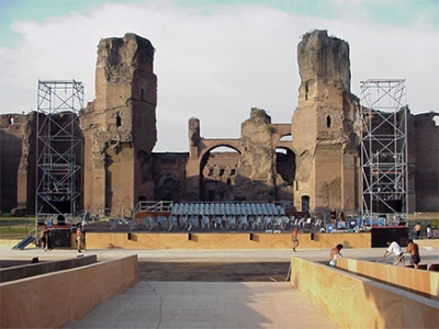 Allestimento audio - Terme di Caracalla