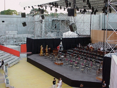 Allestimento audio - Auditorium Parco della Musica di Roma